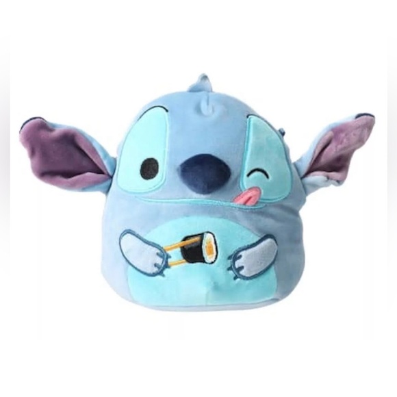 Squishmallow Plush Disney 8" Stitch with Sushi Fall 2024 NWT New - Picture 1 of 1